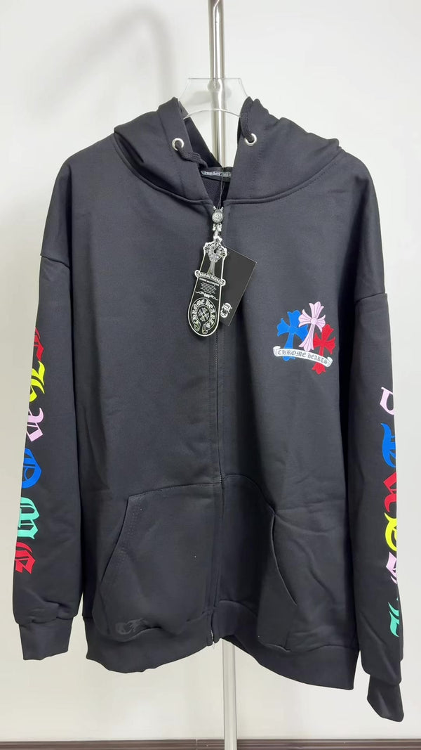 Chrome Hearts Hoodie (Black Cross Graphic)