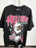 Hellstar Black Pink Logo T-Shirt