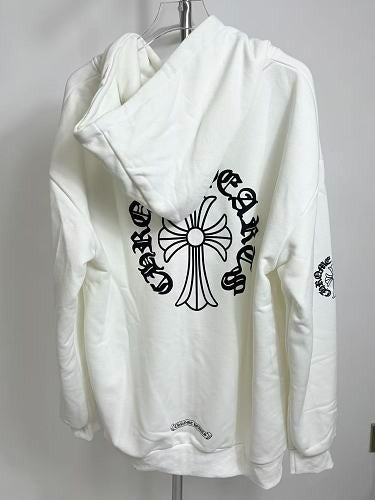 Chrome Hearts Zip Hoodie (White)