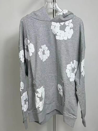 Denim Tears Hoodie (Gray Floral)