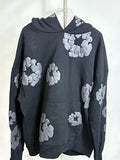 Denim Tears Hoodie (Black Floral)