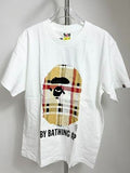 BAPE T-Shirt (White Plaid Graphic)
