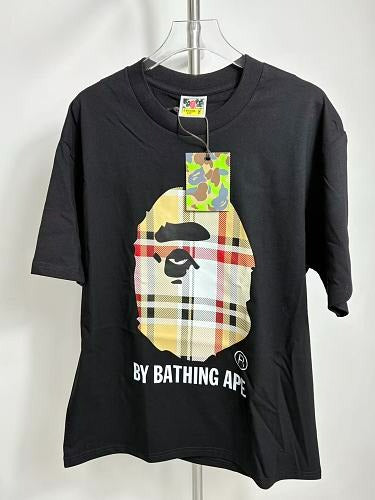 BAPE T-Shirt (Black Plaid Graphic)