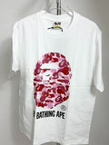 BAPE T-Shirt (White Red Graphic)